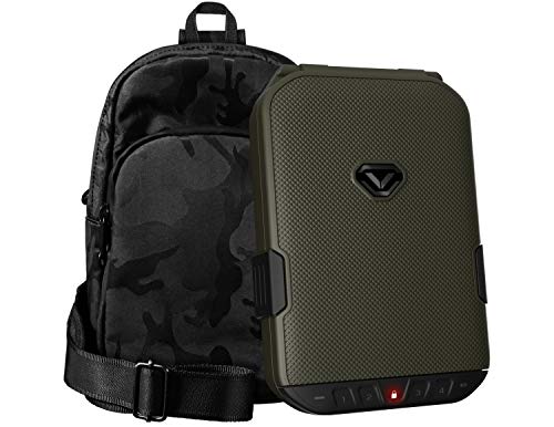 Vaultek Lifepod + Slingbag Bundle Secure Waterproof Travel Case Rugged Electronic Lock Box Travel Organizer Portable Handgun Case With Backlit Keypad #TOP23