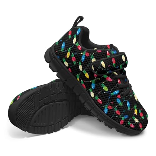 Kids Shoes Rainbow Flame Print Boys Girls Walking Sneakers Non-Slip Lightweight Breathable Sports Running Tennis Shoes Non-Lace-Up Sneaker3