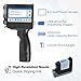 ZHONGMIN Portable Handheld Inkjet Printer with Black Quick-Drying Ink Cartridge for Text/Date/Logo/Batch Number/QR Code/Barcode, 4.3-inch Touch Screen, Print Height 0.08-1 Inch (ZM-C880)