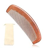 [DISEÑO DE DIENTES ANCHOS]: Con dientes muy separados, este peine pelo rizado minimiza eficazmente la rotura y el tirón del cabello. Desenreda el cabello sin dañarlo, aflojando los nudos sin alterar la estructura del tallo capilar. Previene los enredos y las puntas abiertas. Ideal para cabello grueso y rizado y cabello largo y liso.