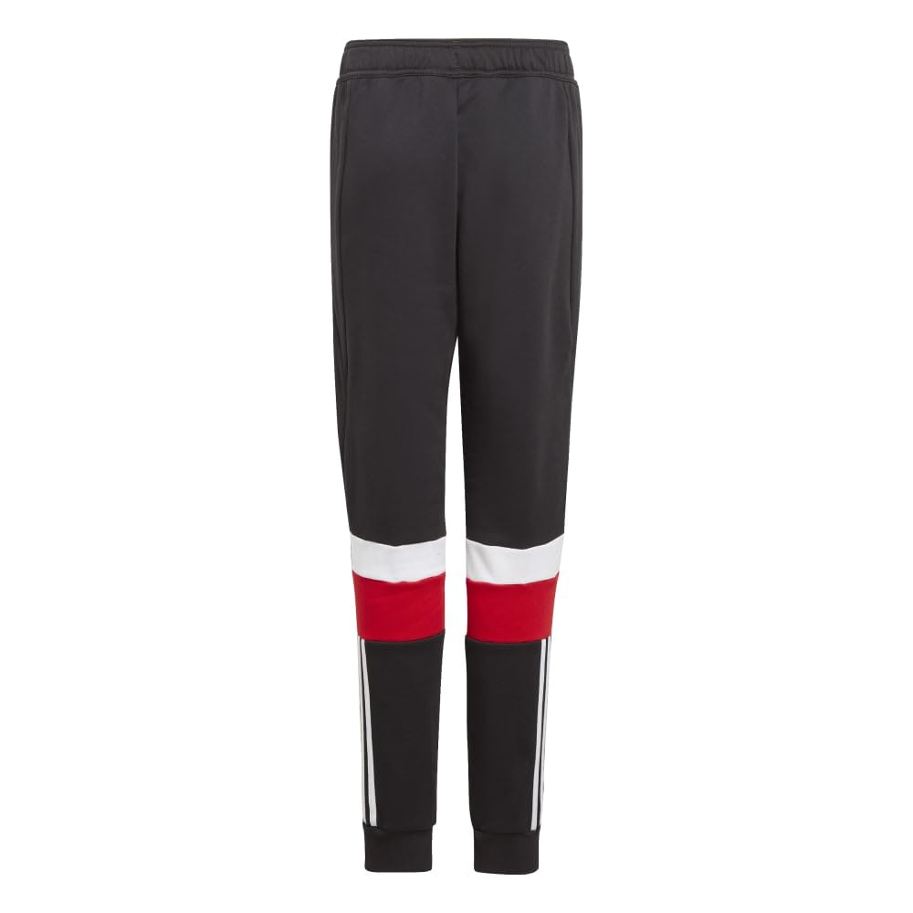 adidas Unisex Kinder Hose Tiberio 3-Stripes Colorblock Fleece Pants Kids