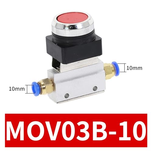 Vanne pneumatique MOV-03B 1/8 bouton de commande pour commutation d'air
