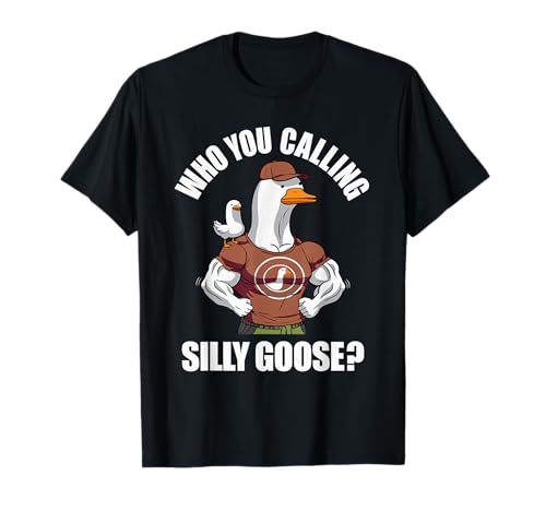 Silly Goose Gym Fitness Gewichte Gewichte Workout Gans T-Shirt