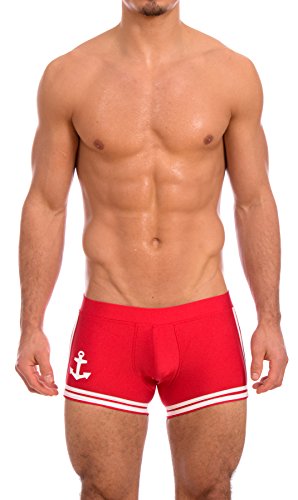 Gary Majdell Sport Men's New Sailor Boxer Square Cut Swimsuit Brief3