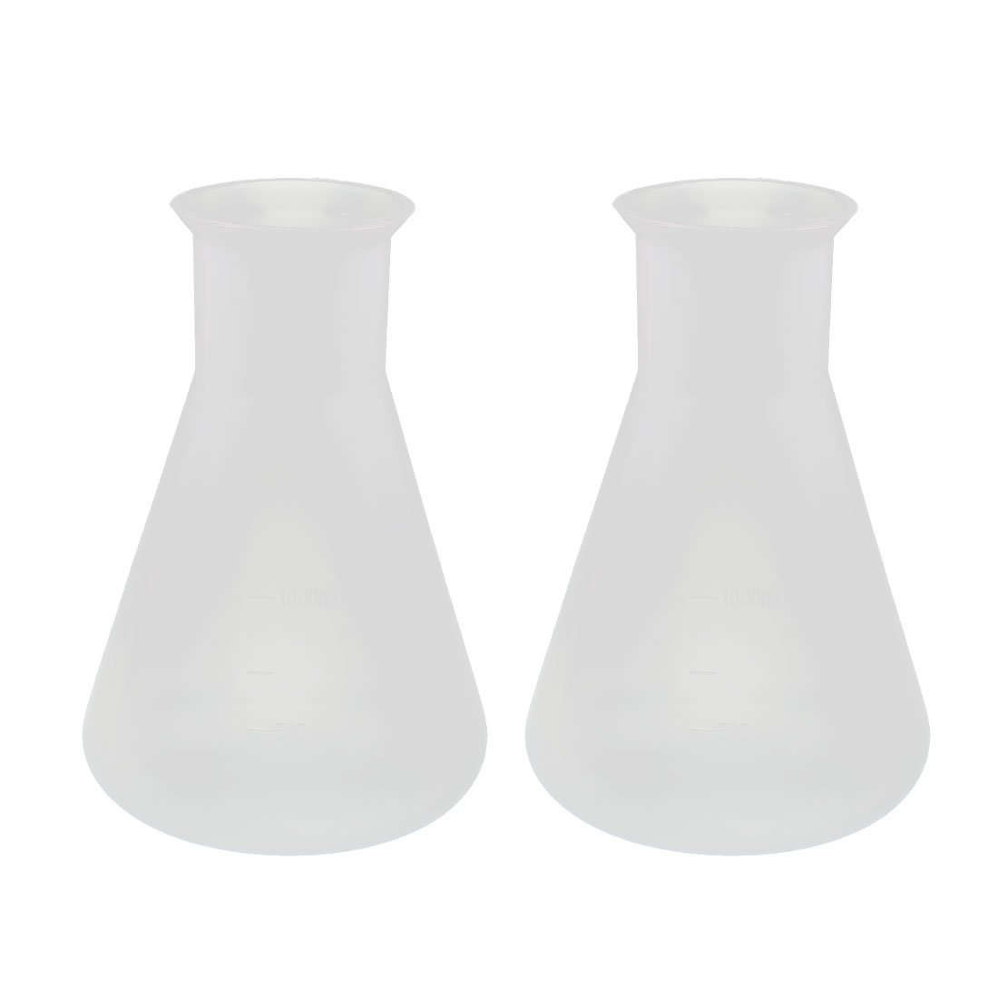 Aexit Misurino C-o-ni-co in plastica da 1000ml con attrezzatura di laboratorio per chimica da 2 ml ID: 812728
