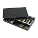 Sparco Money Tray, with Locking Cover, 16 x 11 x 2-1/4 Inches, Black (SPR15505)