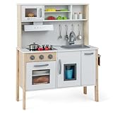 Sécurité pour l’enfant : Le dispositif anti-renversement à l’arrière réduit les risques de bouleversement, et les bords arrondis évitent efficacement les blessures lors de la collision. Les poignées pratiques facilitent considérablement l’ouverture des compartiments, et les 4 pieds en bois solide garantissent une stabilité élevée.