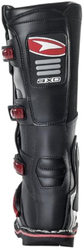 Amazon Com Axo Boxer Motorcycle Boots Black Size 8 Clothing