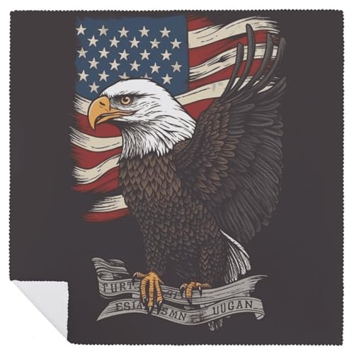 Servilletas de Tela Patrióticas USA 18.7x18.7 Pulgadas Pack 6 miniatura 6