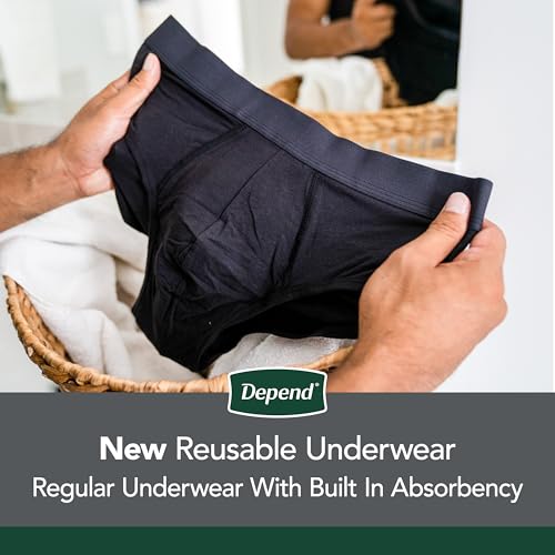 Image of Depend Washable Incontinence Underwear for Men, XL, 1 Count