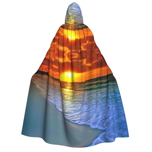 Cape à capuche de plage EdWal costume de sorcière pour adulte durable et confortable