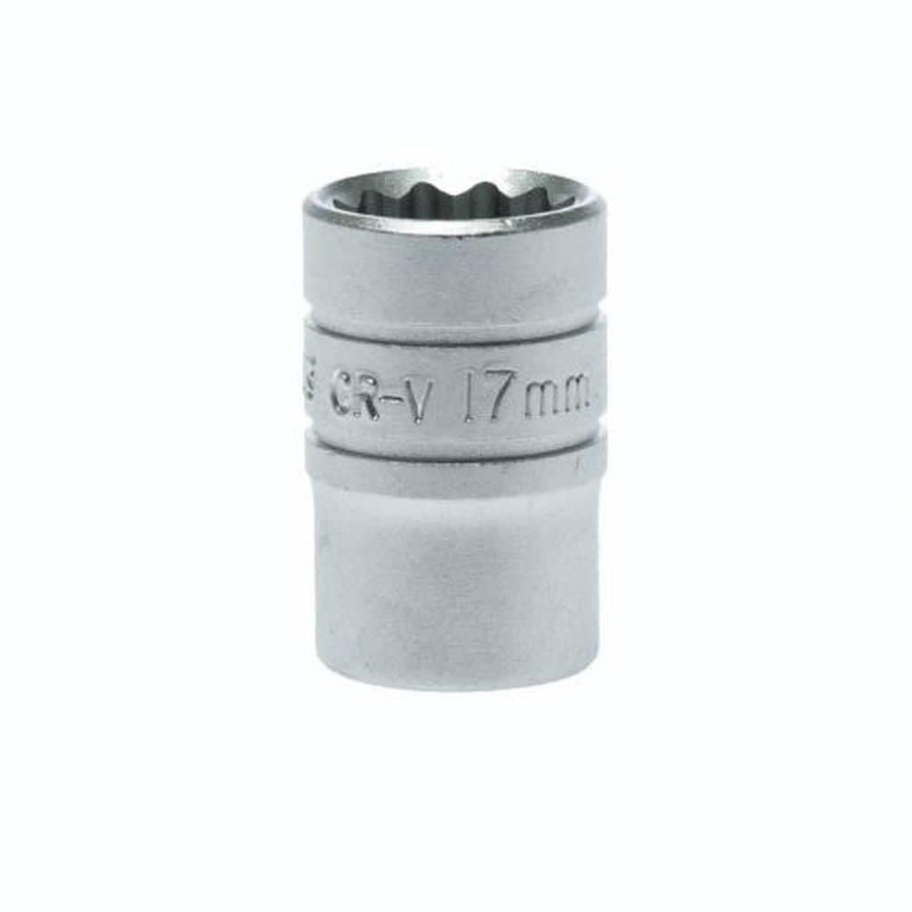 Teng M120517-C Regular Bi-Hexagon Socket 17mm 1/2in Square Drive
