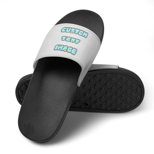 Custom Slides Customized slippers for men and women, universal photo slippers, sandals, fashionable and casual flat shoes4