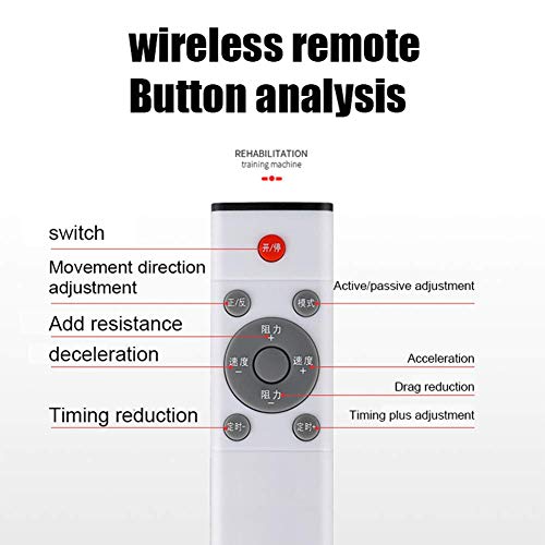 Mini hometrainer arm- en beentrainer Elektrisch revalidatietrainingsapparaat voor bovenste en onderste ledematen Fysiotherapie Beentrainers Sportpedaaltrainer (blauw) - Afbeelding 7