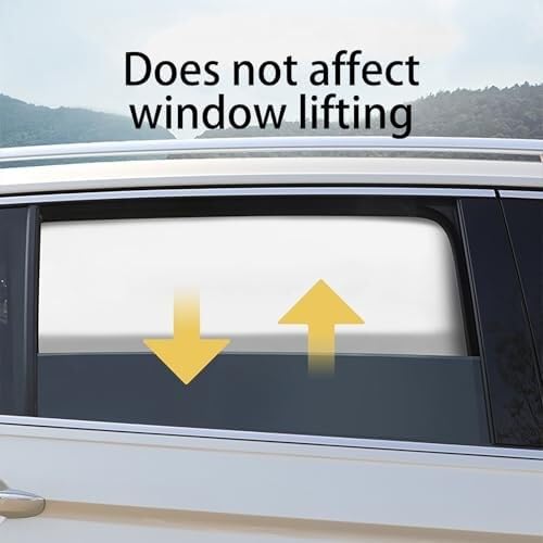 Sonnenschutz Auto 4er-Pack Sonnenschutz Für Auto-Seitenfenster – Wärmeisolierend, Lichtdicht Und UV-Schutz Mit Magnetischem Design Sonnenblende(Color)