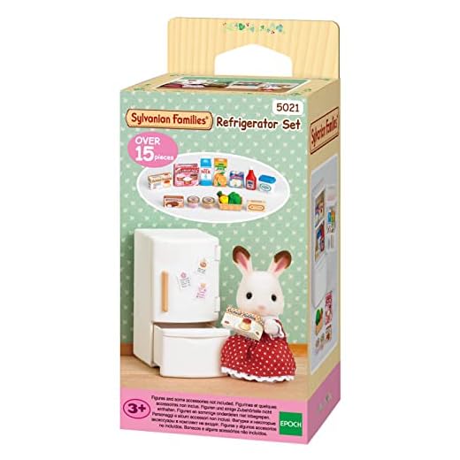 Sylvanian Families-8718637035662 Animales Set refrigerador (Epoch para Imaginar 3566)