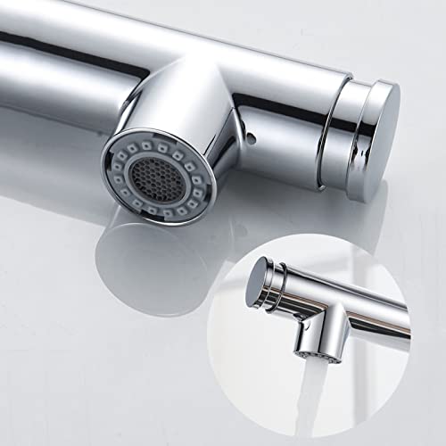 Grifo de cocina extraíble con rotación de 360 grados y dos modos de agua 7
