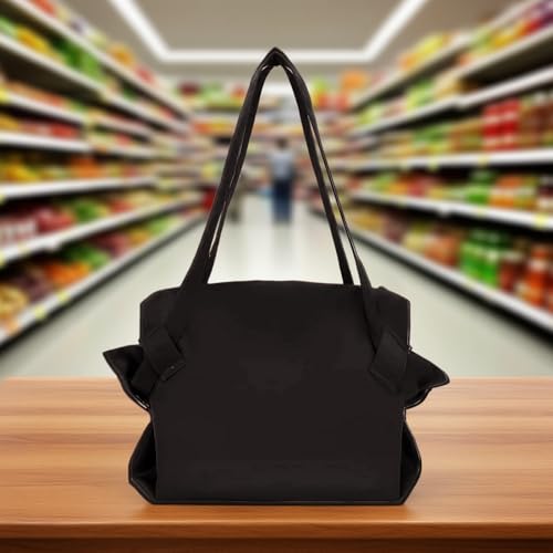 Sac de courses en tissu réutilisable et pliable pour supermarché - 3