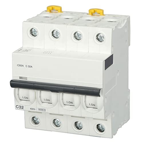 Disjoncteur protection sécurisée maison 4P 32A contre surintensité - 2
