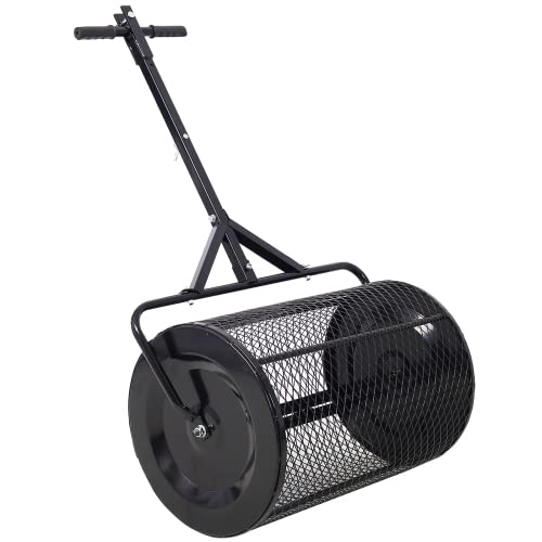 Distribuidor metálico ligero para compost y turba 36 pulg