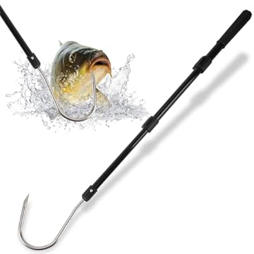 fishing hook with stick