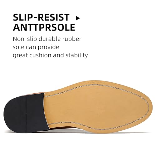 Men's Oxford Formal Dress Shoes Comfortable Classic Business Lace Up Derby Plain Toe4