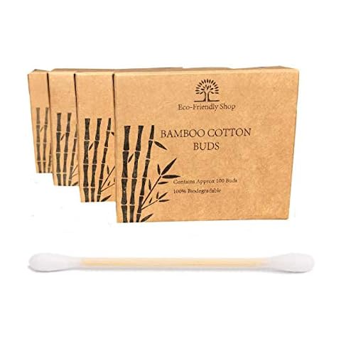 Eco-Friendly Shop Bamboo Cotton Buds - 400 Pack Cover