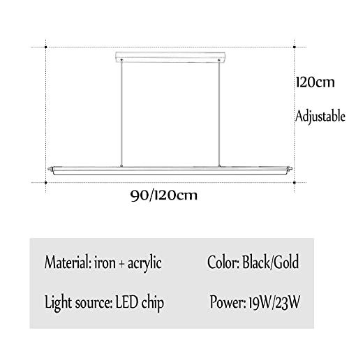 Lampe suspendue minimaliste LED à intensité variable pour table à manger et bureau moderniser - 3