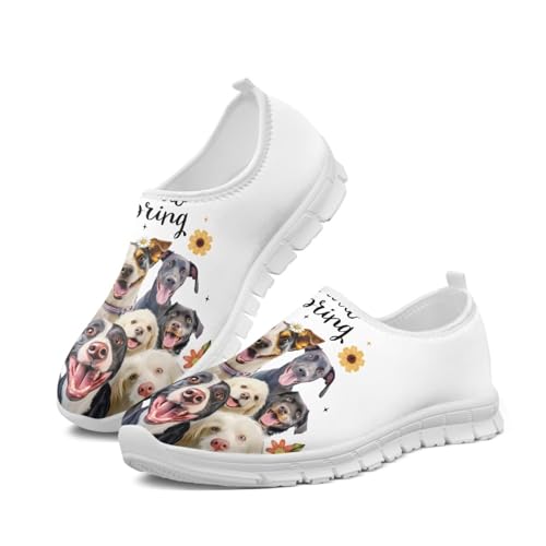 Image of Jeiento Cute Dog Women's Casual Slip On Shoes Loafers Sneakers for Women