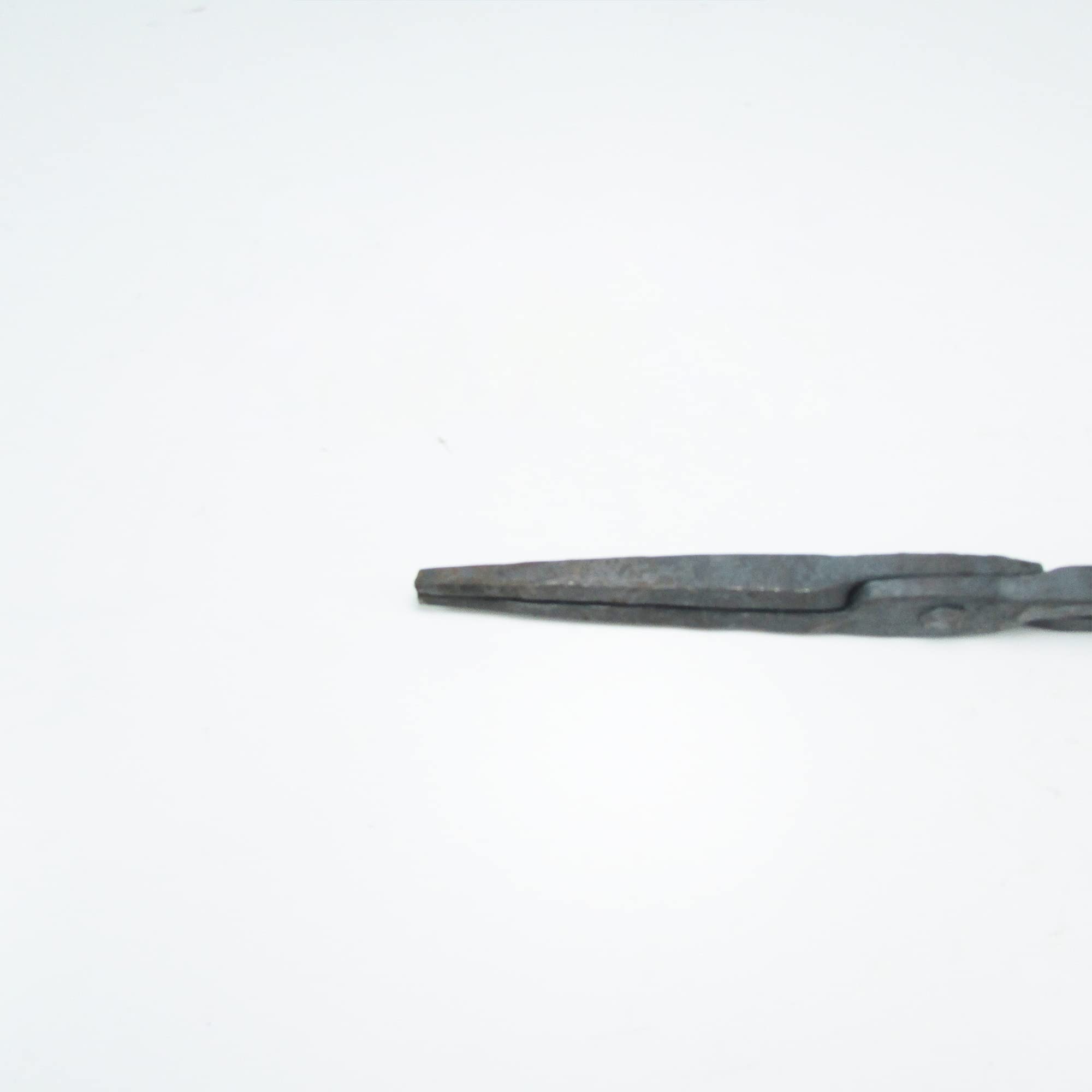 Tenaza de forja Pinzas de herrero Pinza de hierro puntiaguda para la fabricación de cuchillos de yunque Tenaza de forja de 370 mm para Engineer Blacksmith Forge