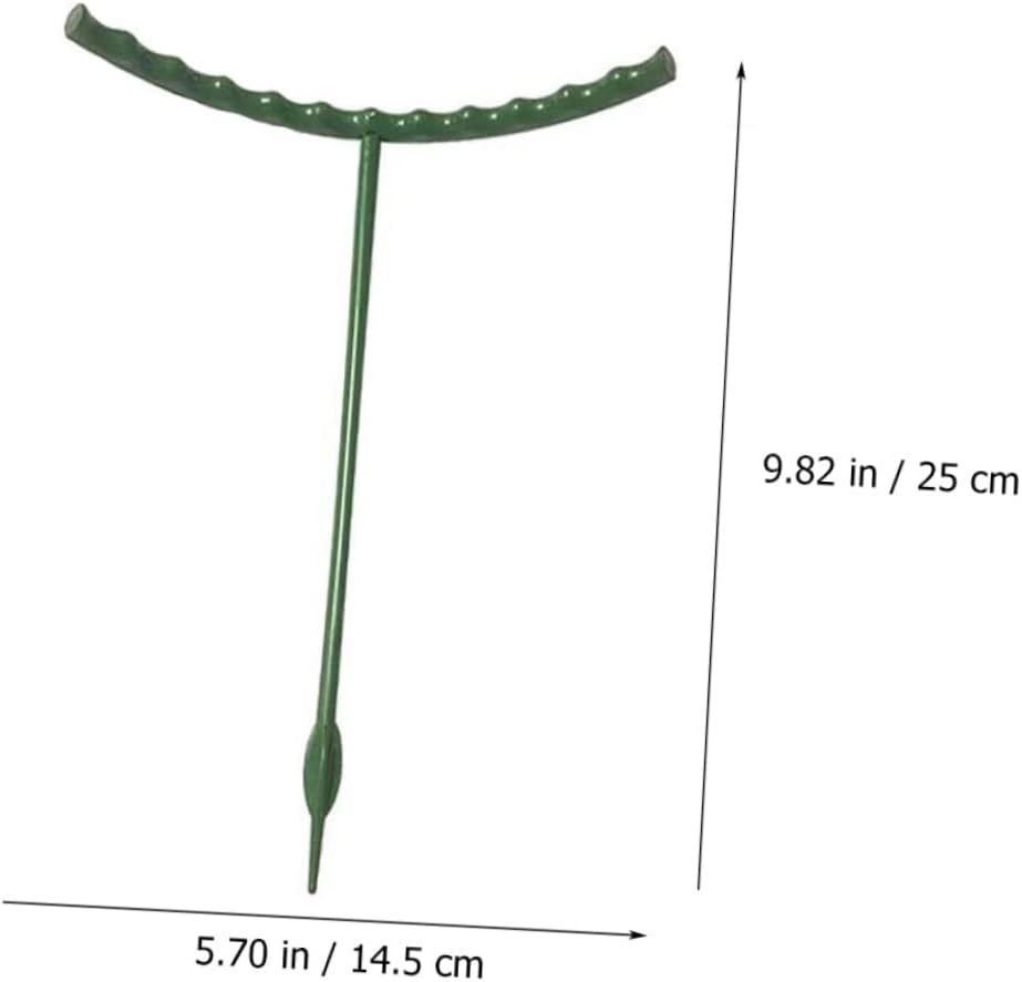 GALPADA 30pcs Orchid Plant Support Stakes Climbing Racks for Garden Plants Half Flower Support Frames for Vines Climbing Flowers