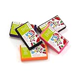 MY MANDARINE SO0880005K02C - Packung mit 5 Blöcken Knetmasse SuperSofty, 5x350g, ideal ab 2 Jahren, sehr weich, glutenfrei, pflanzlich, Farben sortiert (rosa, schwarz, braun, violett, orange), 1 Pack