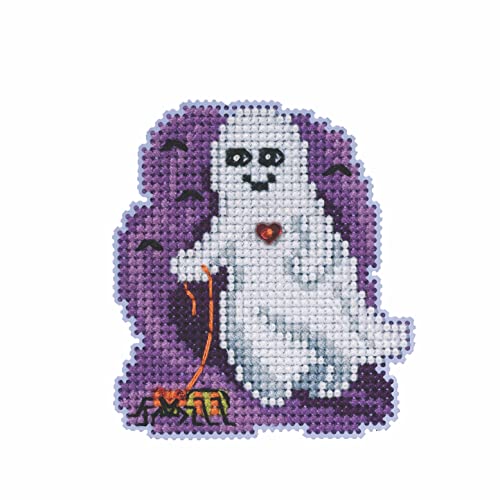 Image of Mill Hill Pet Spider Beaded Counted Cross Stitch Ornament Kit 2023 Autumn Harvest MH182322