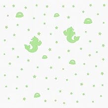 DreamKraft Rainbow and Stars Glow in The Dark Unicorn Sticker | Redium Wall Skin for Home Decor, Kid's Room Decor