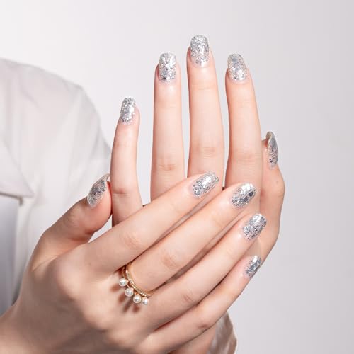 Esmalte de uñas en gel Silver Sequins 15ML MAYCHAO miniatura 4