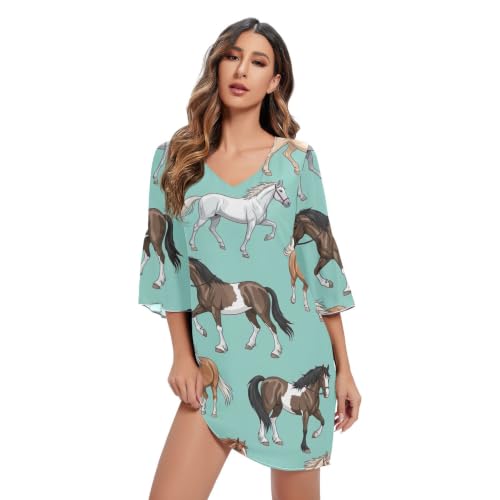 Robe de soirée hawaïenne légère en mousseline pour rester élégante sans souffrir de la chaleur