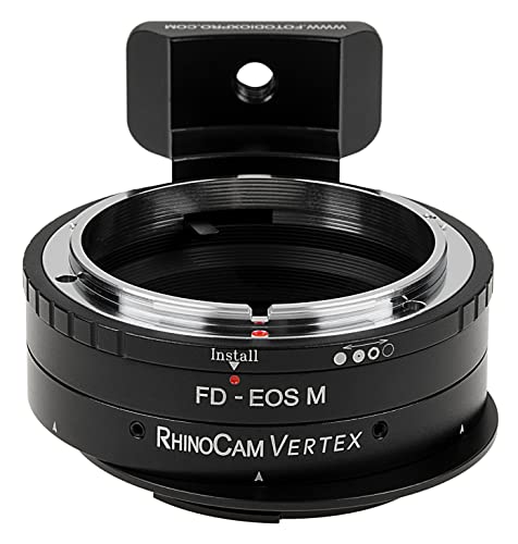 RhinoCam Vertex ��]���X�e�b�`�A�_�v�^�[ Canon FD & FL 35mm SLR�����Y����Canon EOS M (EF-M) �}�E���g�~���[���X�J�����ɑΉ�