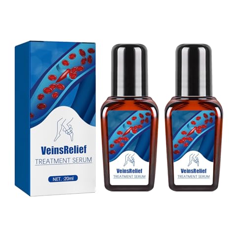Líquido Reparador Venas Varicosas,Arañas Vasculares en Las Piernas,Varicosas para Piernas,Alivio De La Hinchazón De para el Cuidado de Las Venas y La Circulación 20ML*2PC