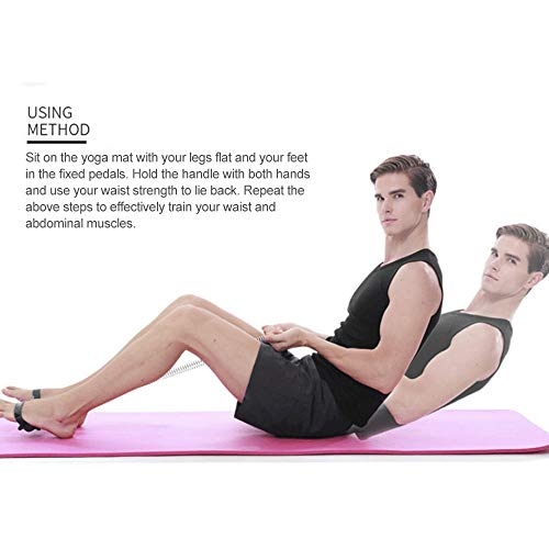 Pedal tensor elástico Fanshou, levanta e puxa pedal, exercitador de perna abdominal, dispositivo de