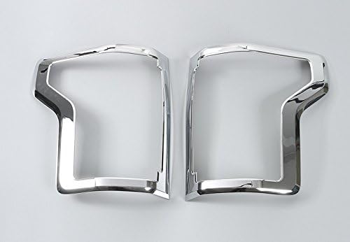 ABS Chrome Rear Tail Light Trim Cover 2pcs for Ford F150 F-150 2015-2019