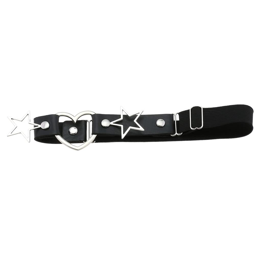 Sharplace 2 Pièces Jarretière Punk Jambe Élastique Réglable - Anneau De Cuisse Gothique Pour Femmes