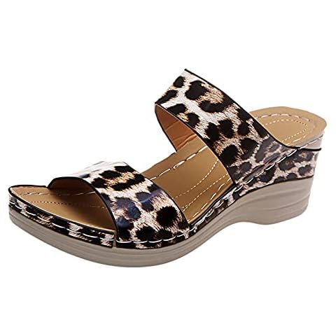 UK Stock Sale Soft Sandals for Women Wedges Toe Beach Women Flowers Peep Fashion Shoes Sandals Breathable Slip-On Women's sandals Couch Sandals for Women Shoe For Women UK Size 4.5 Cover