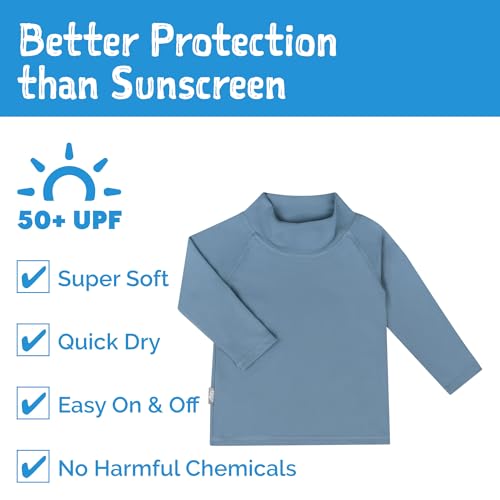 Image of JAN & JUL UV Swim Shorts and Long Sleeve UV Shirt for Toddlers