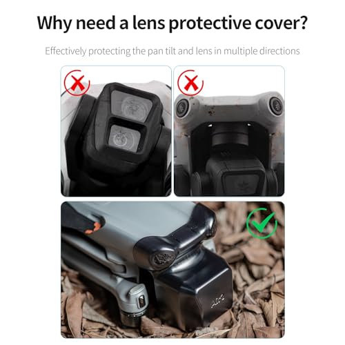 Protector de lente DJI Air 3 para transporte en mochila 5