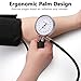 LotFancy Aneroid Sphygmomanometer Stethoscope Kit, 5-in-1, Manual Blood Pressure bp Cuff, for Infant, Child Pediatric, Adult, Large Adult, Thigh Cuffs, Portable Carrying Case Included