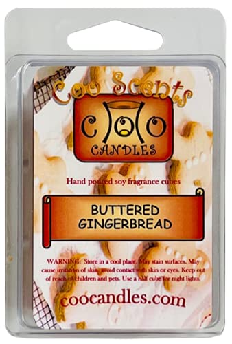 6 Pack Highly Scented Soy Blend Wickless Candle Wax Bar Melt Cubes - Frosty Pine, Spiced Cranberry, Cookies For Santa, Buttered Gingerbread, Holiday Blessings, And Christmas Spice #TOP5