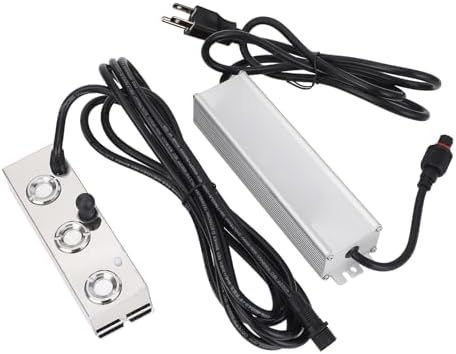 Hilitand Ultrasonic Mist Maker 3 Head, Stainless Steel Ultrasonic Fogger, IP67 Power Supply, Mist Fountain Fog Machine for Indoor Outdoor (US Plug)