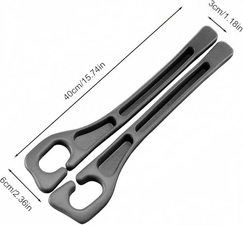 Car Seat Gap Filler 2-Pack, Universal Fit Soft Foam Car Seat Gap Plug to Fill The Gap Between Seat and Console, Car Seat Crevice Blocker Stop Things from Dropping, Auto Accessories for SUV Truck Sedan