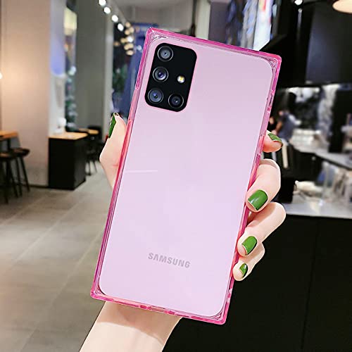 Coque paillettes roses pour Samsung S20 FE | Protection souple scintillante carrée