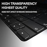 GPXIIZ Keyboard Cover Compatible for 2025-2022 MacBook Air 13.6/Air 15 M4 M3 M2, 2025-2021 Mac Pro 14/Pro 16 M5 M4 M3 M2 M1 Pro/Max, Ultra Thin TPU Keyboard Protector Skin UK/EU Layout, Clear - Image 3